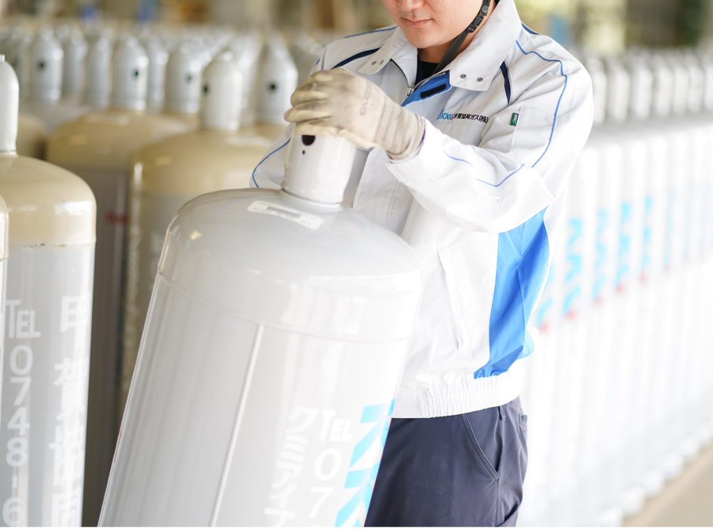 ガスの供給 画像