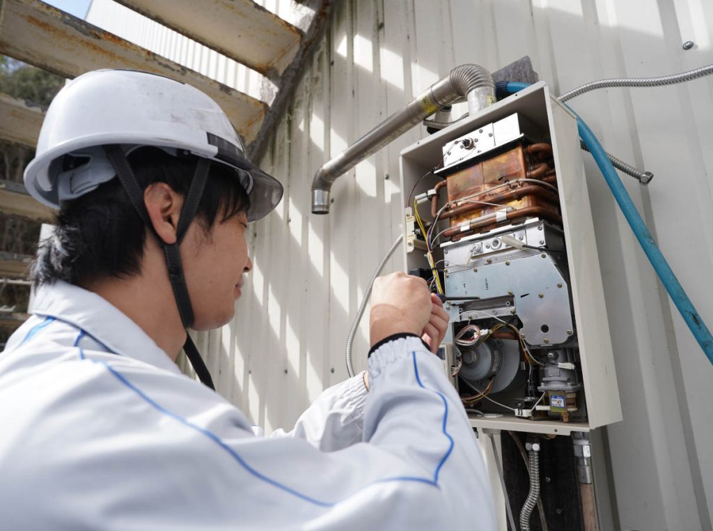 ガス設備のメンテナンス